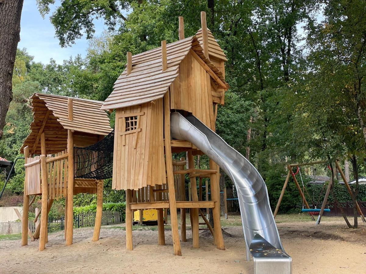 Luxe Familiehuis Veluwe 4-6 Persons Pool Kids Dog 霍德鲁 外观 照片